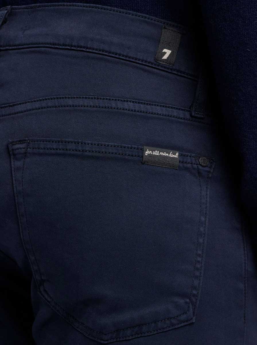 7 for all mankind Jeans 7 For All Mankind - Jeans - Slimmy Luxe Performance Navy Stretch Sateen
