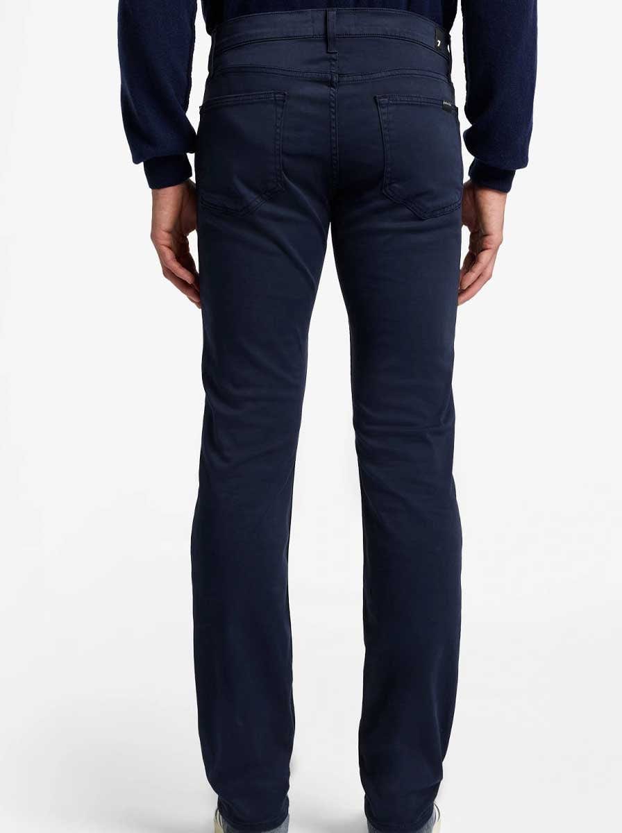 7 for all mankind Jeans 7 For All Mankind - Jeans - Slimmy Luxe Performance Navy Stretch Sateen