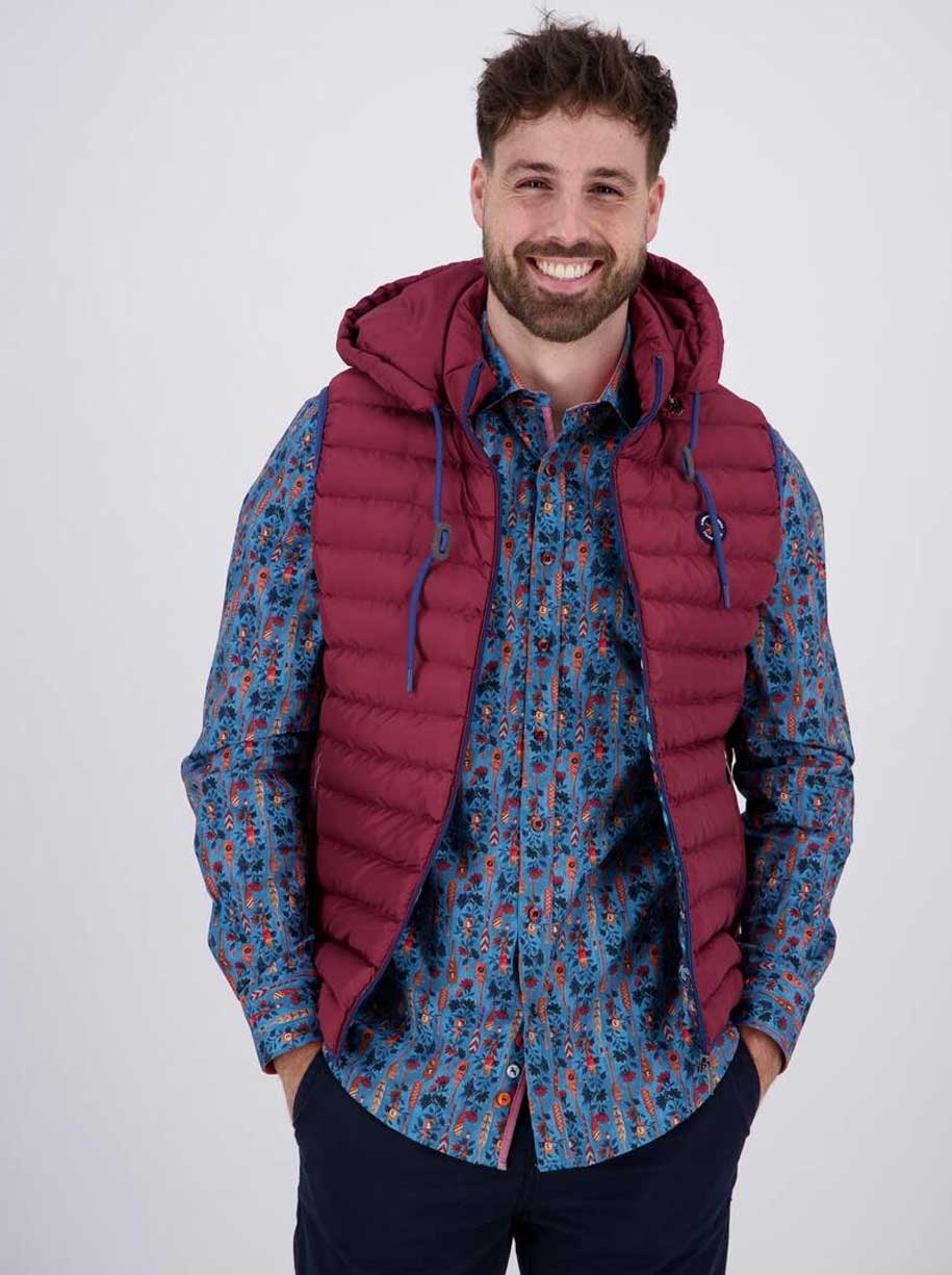 A Fish Named Fred Coats A Fish Named Fred - Burgundy Body Warmer