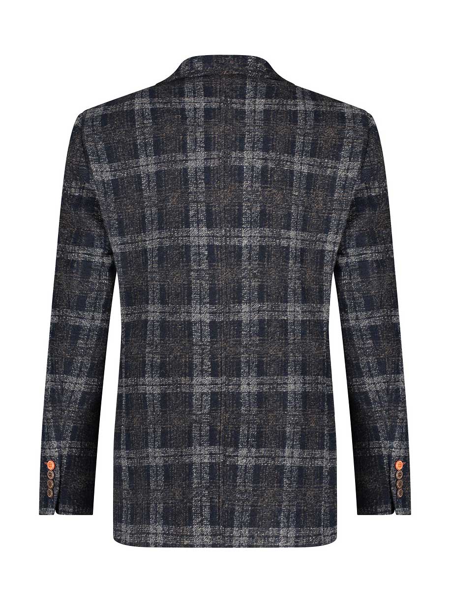 A Fish Named Fred Jacket/Blazer A Fish Named Fred - Brown Check Blazer