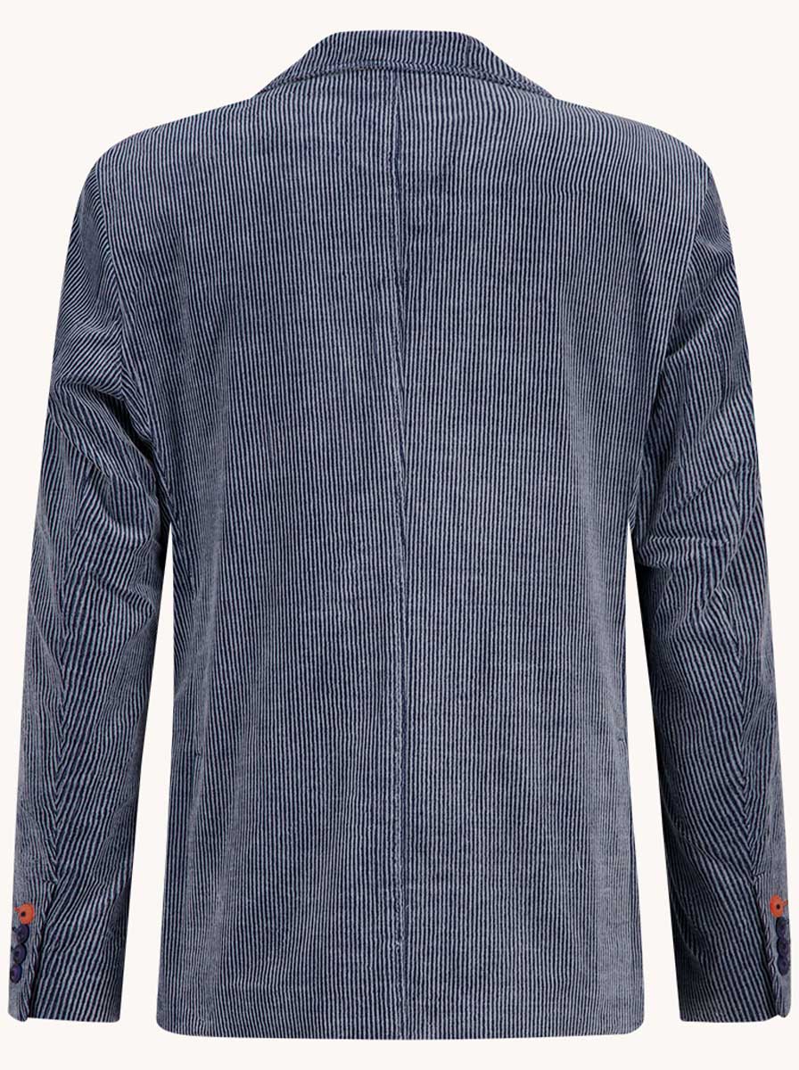 A Fish Named Fred Jacket/Blazer A Fish Named Fred - Denim Blue Cord Blazer