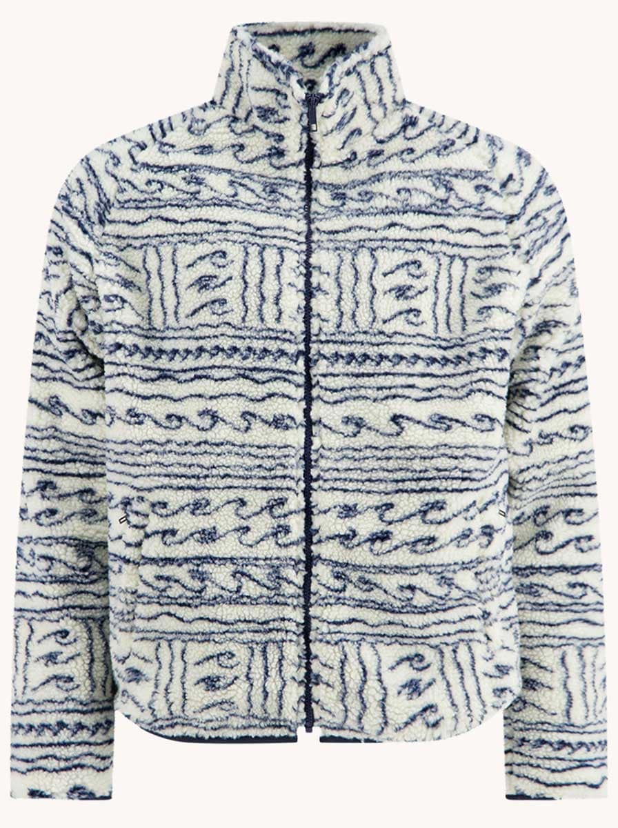 A Fish Named Fred Knitwear & Jumpers A Fish Named Fred - Printed Full Zip Fleeze