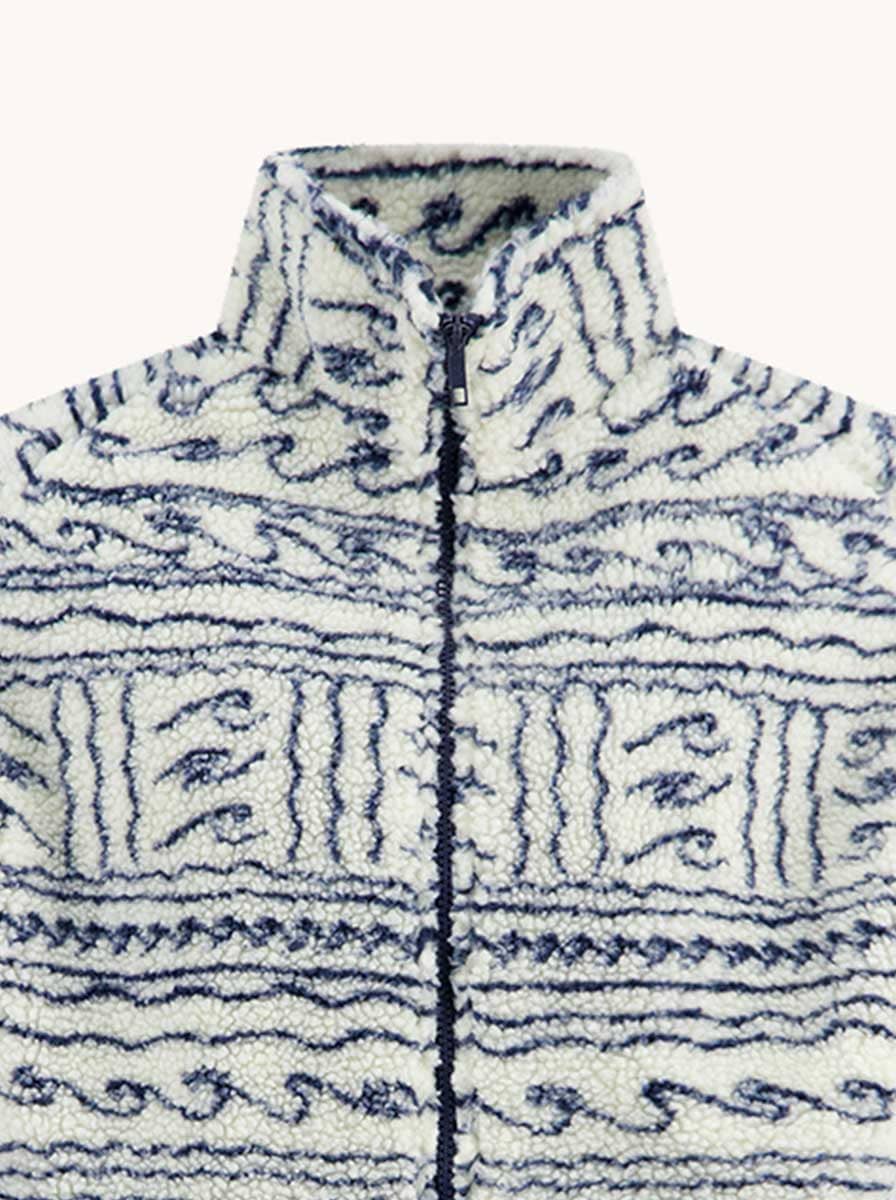 A Fish Named Fred Knitwear & Jumpers A Fish Named Fred - Printed Full Zip Fleeze