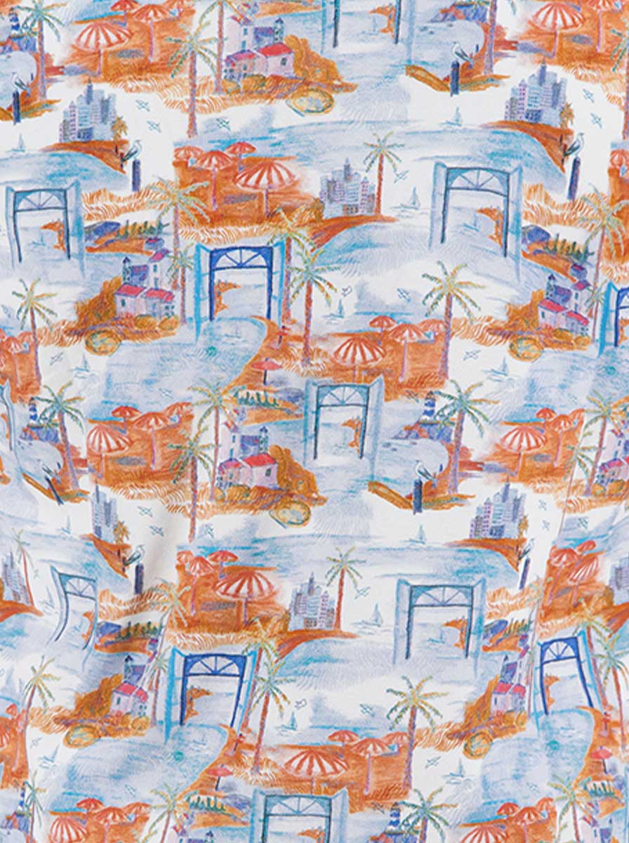 A Fish Named Fred Polo & T-Shirts A Fish Named Fred - Impression Island Polo Shirt