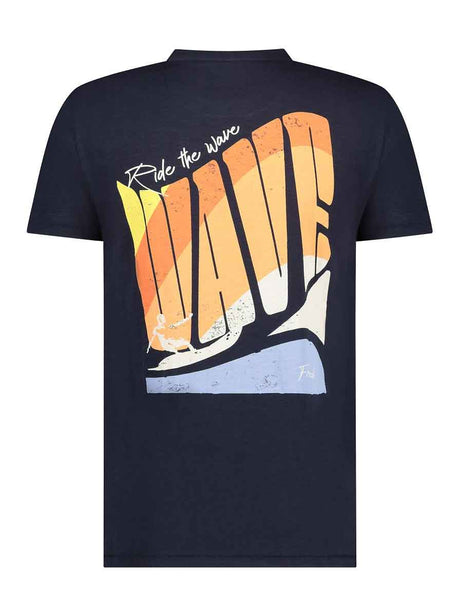 A Fish Named Fred Polo & T-Shirts Fish Named Fred - Wave Print T-Shirt