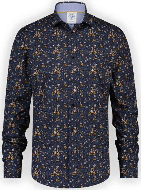 A Fish Named Fred Shirts A Fish Named Fred - Flower Print Shirt 223