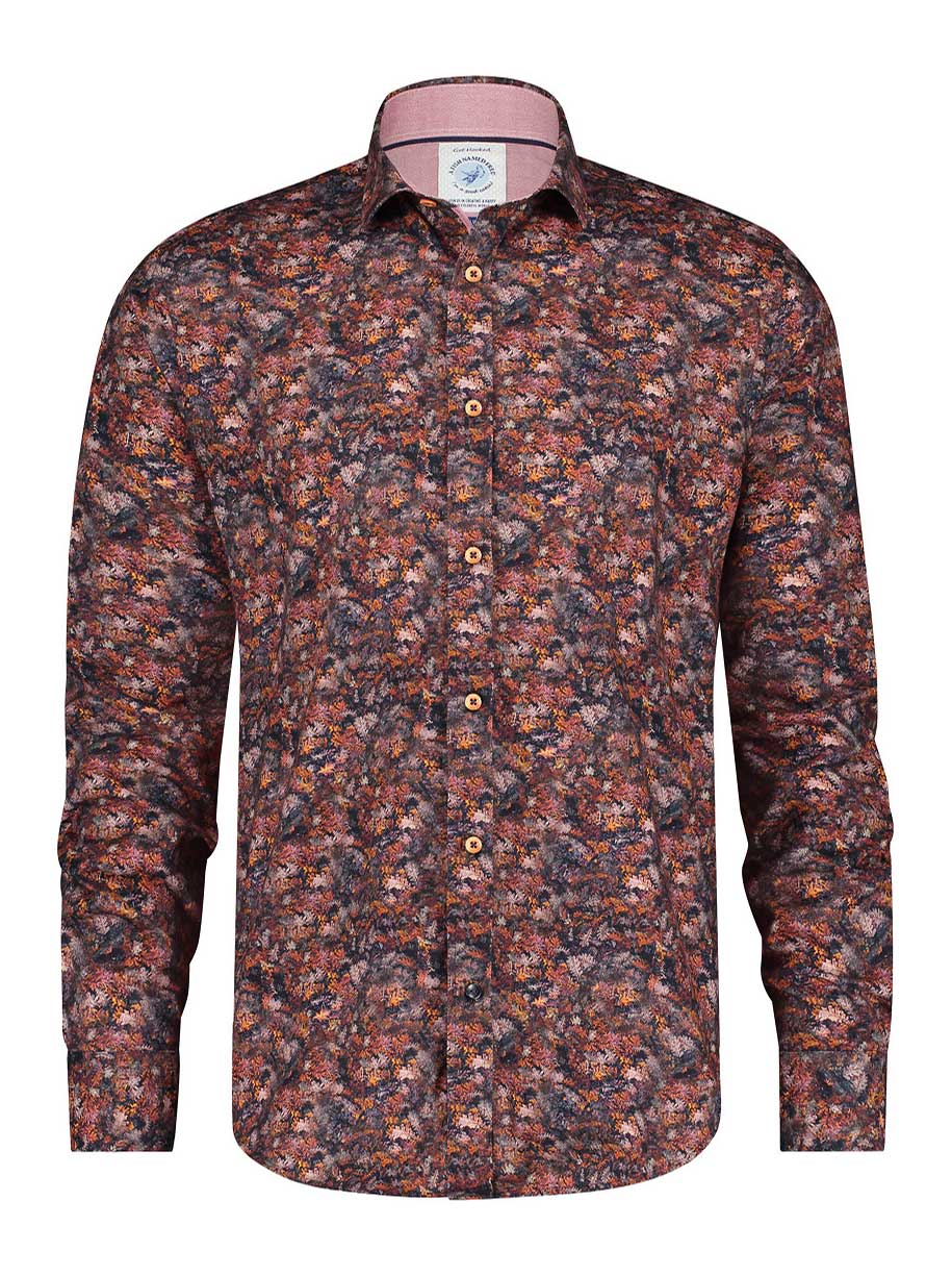A Fish Named Fred Shirts A Fish Named Fred - Forrest Leaves Print Shirt
