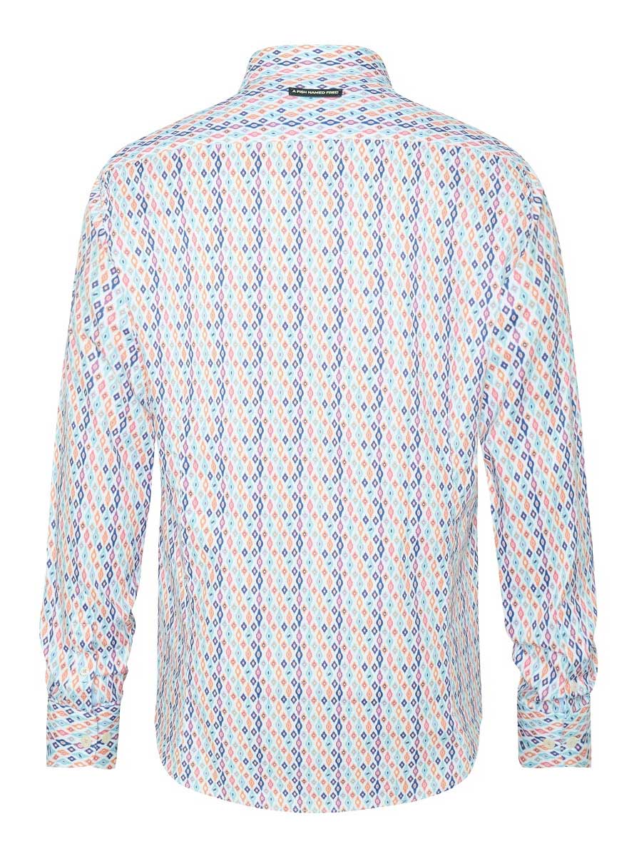 A Fish Named Fred Shirts A Fish Named Fred - Ikat Print Shirt