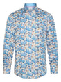 A Fish Named Fred Shirts A Fish Named Fred - Oasis Print Cobalt Shirt