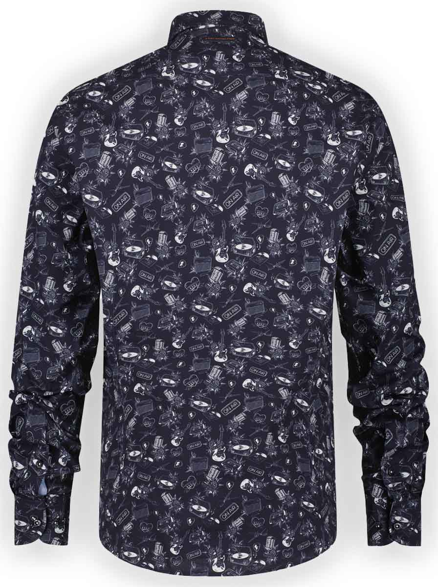 A Fish Named Fred Shirts A Fish Named Fred - Rock & Roll Tattoo Print Shirt