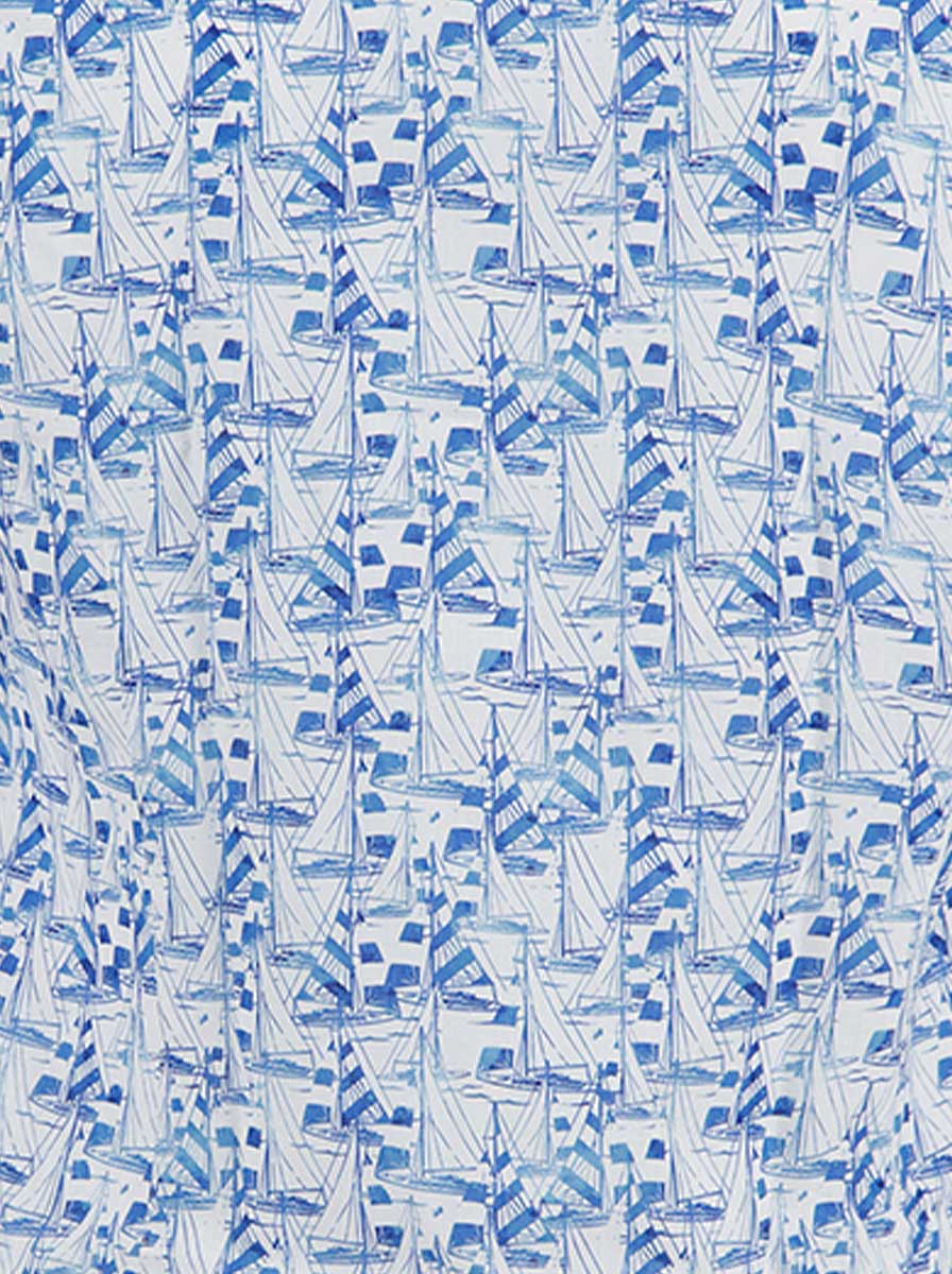 A Fish Named Fred Short Sleeve Shirts A Fish Named Fred - Sailing Boats Short Sleeve Shirt