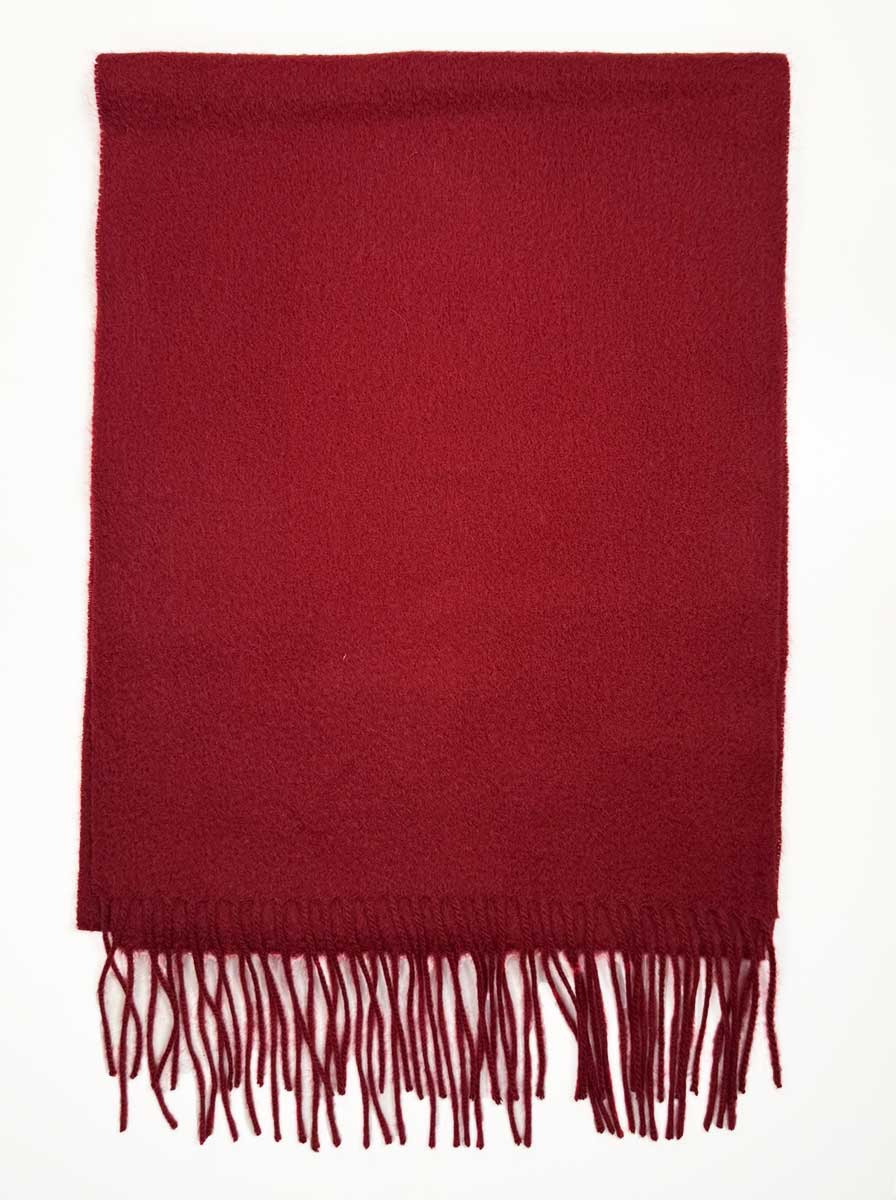Ascott & Hemley Scarves Ascott & Hemley - Cashmere Burgundy Scarf