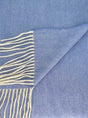 Ascott & Hemley Scarves Ascott & Hemley - Sky Wool/Cashmere Twill Scarf