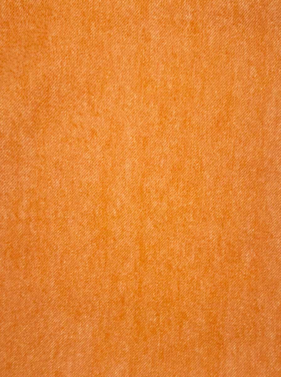 Ascott & Hemley Scarves Ascott & Hemley - Wool/Cashmere Twill Orange Scarf