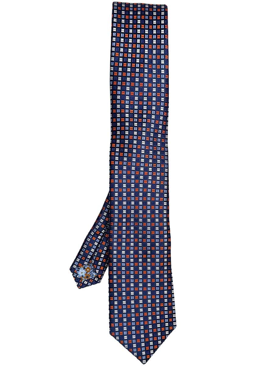 Ascott & Hemley Square neat print tie