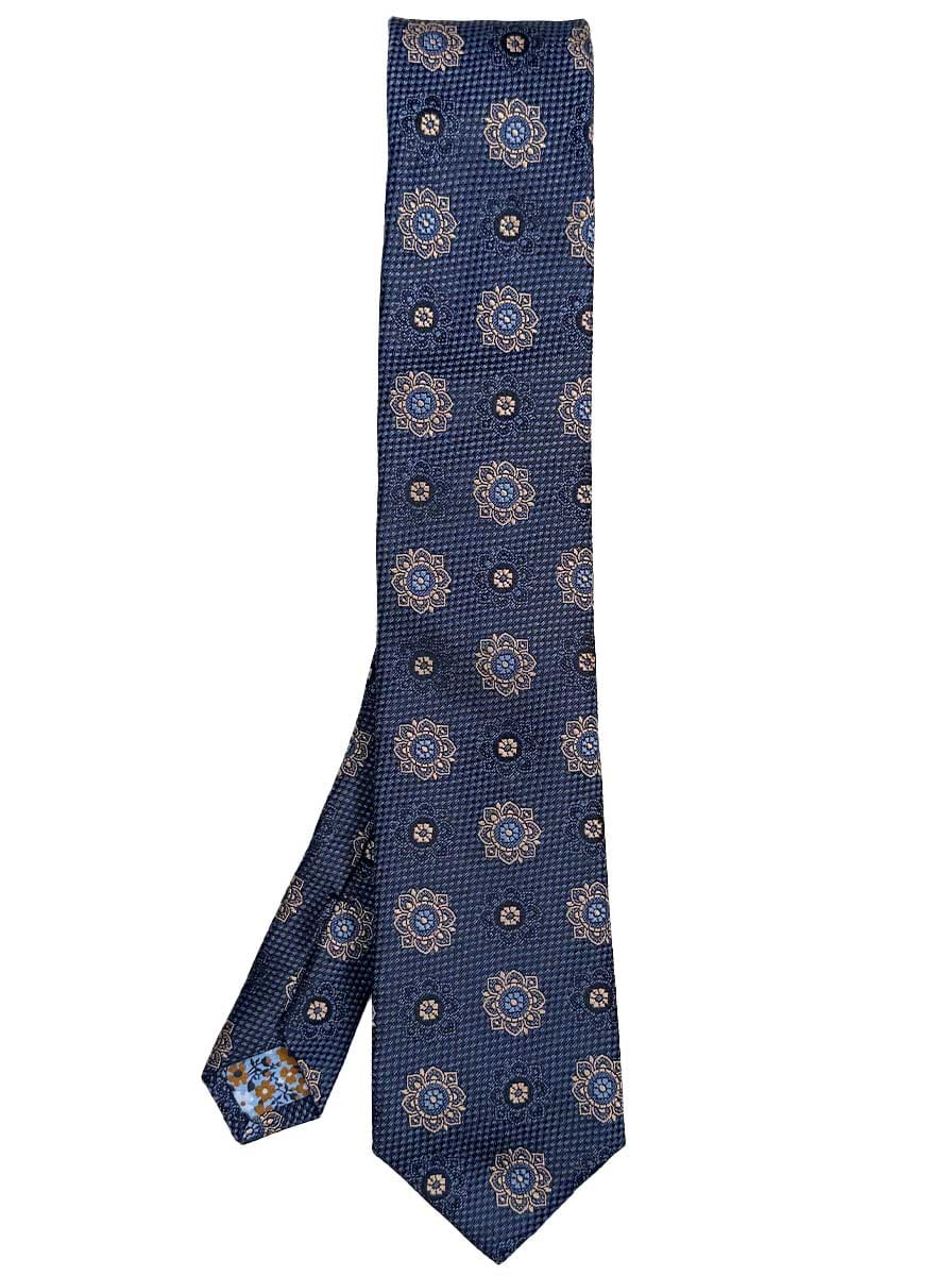 Ascott & Hemley Ties Medallion Print Tie
