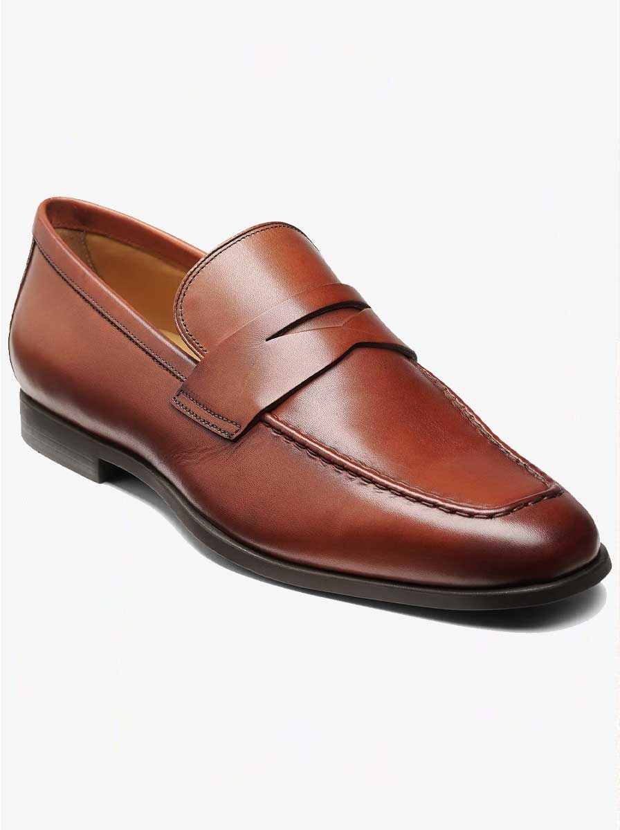 Barker Shoes & Boots Barkers - Capri Tan Slip-on Loafer