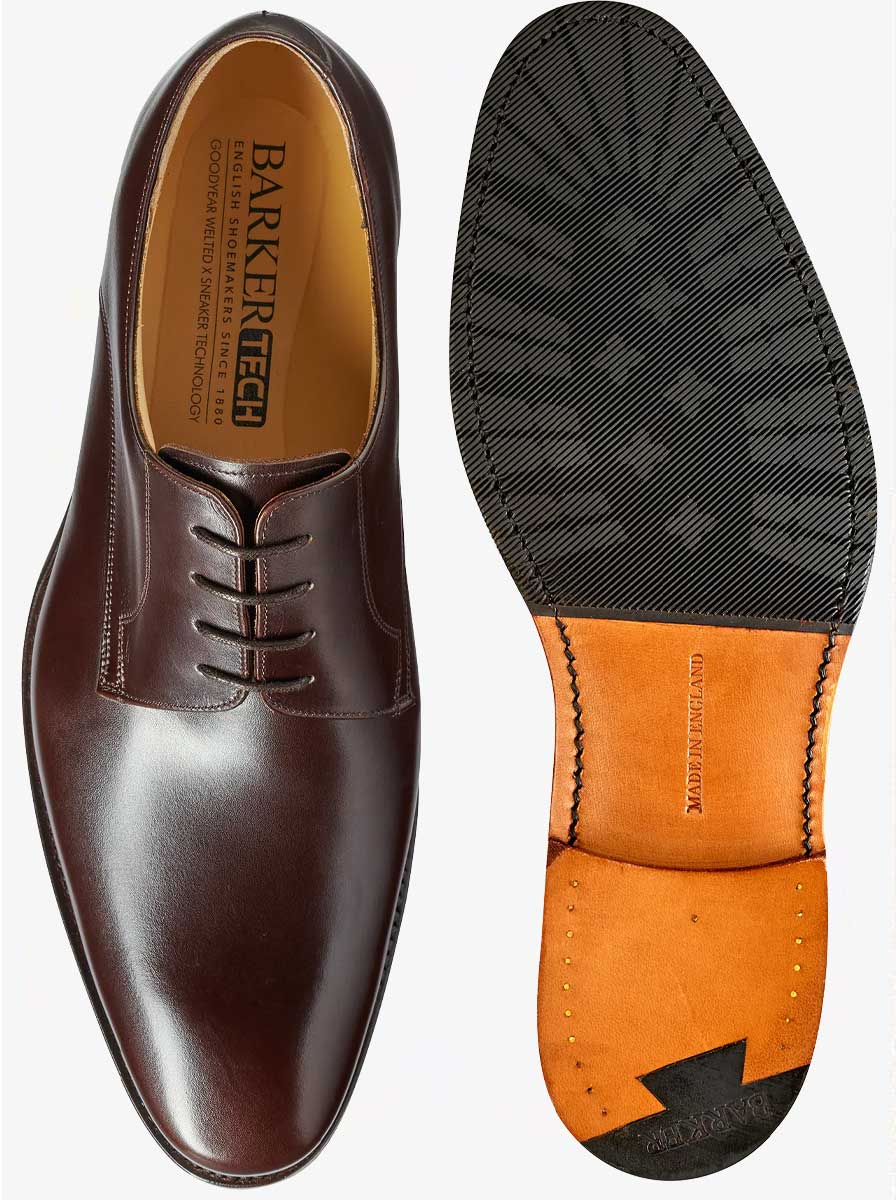 Barker Shoes & Boots Barkers - Ellon Dark Walnut Calf Shoe