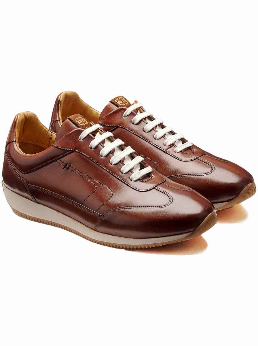 Barker Shoes & Boots Barkers - Sharpe Walnut Calf Sneaker
