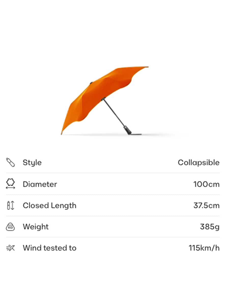 Blunt Accessories Blunt - Orange Metro Umbrella