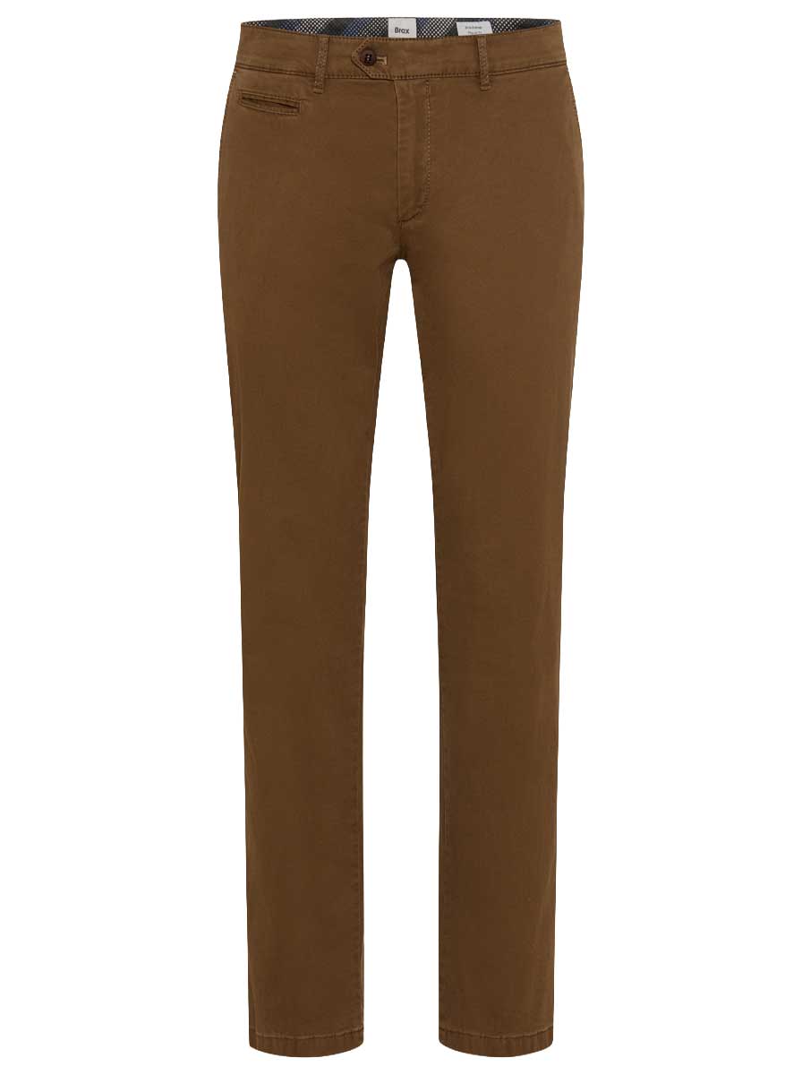 Brax Chinos/Trousers Brax - Everest: Triple Stone Cotton Tan Chino