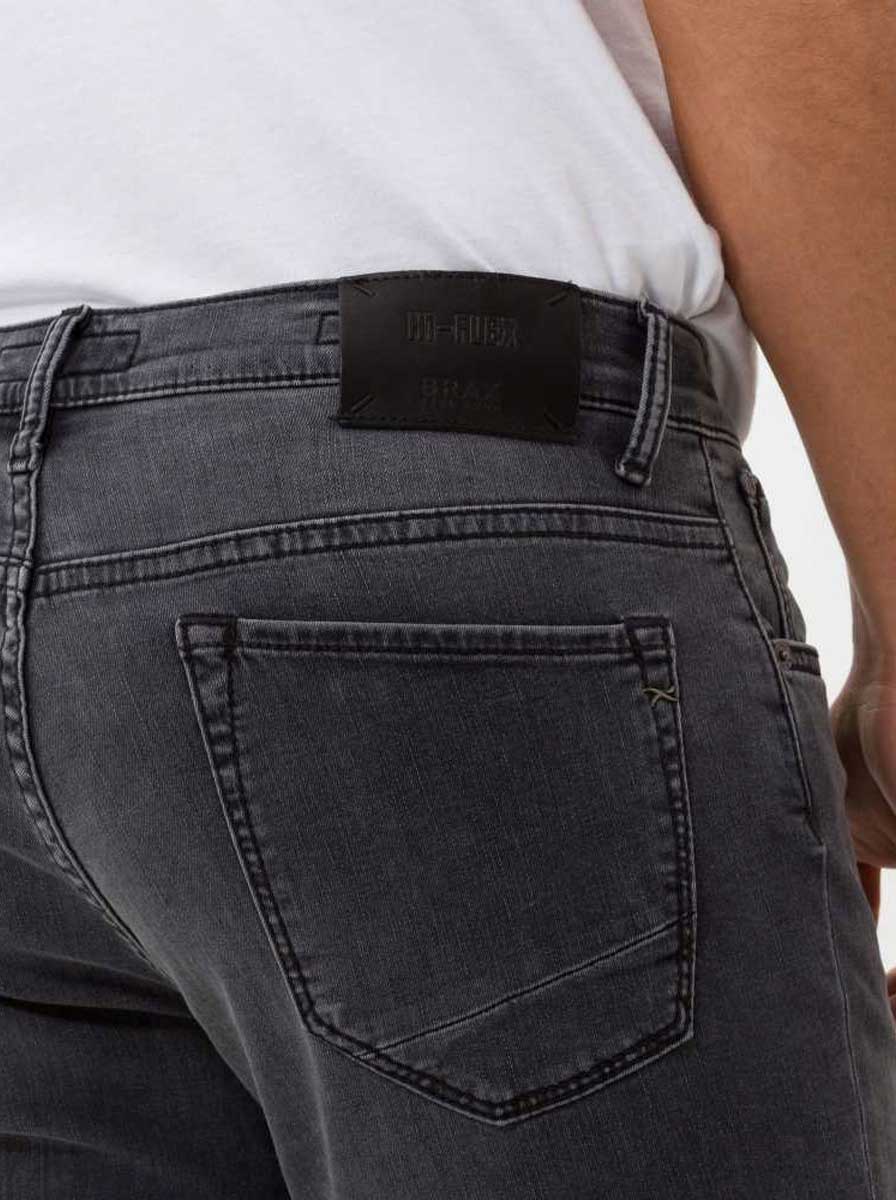 Brax Jeans Brax - Chuck Hi-Flex: Tapered Leg Grey Denim Jeans