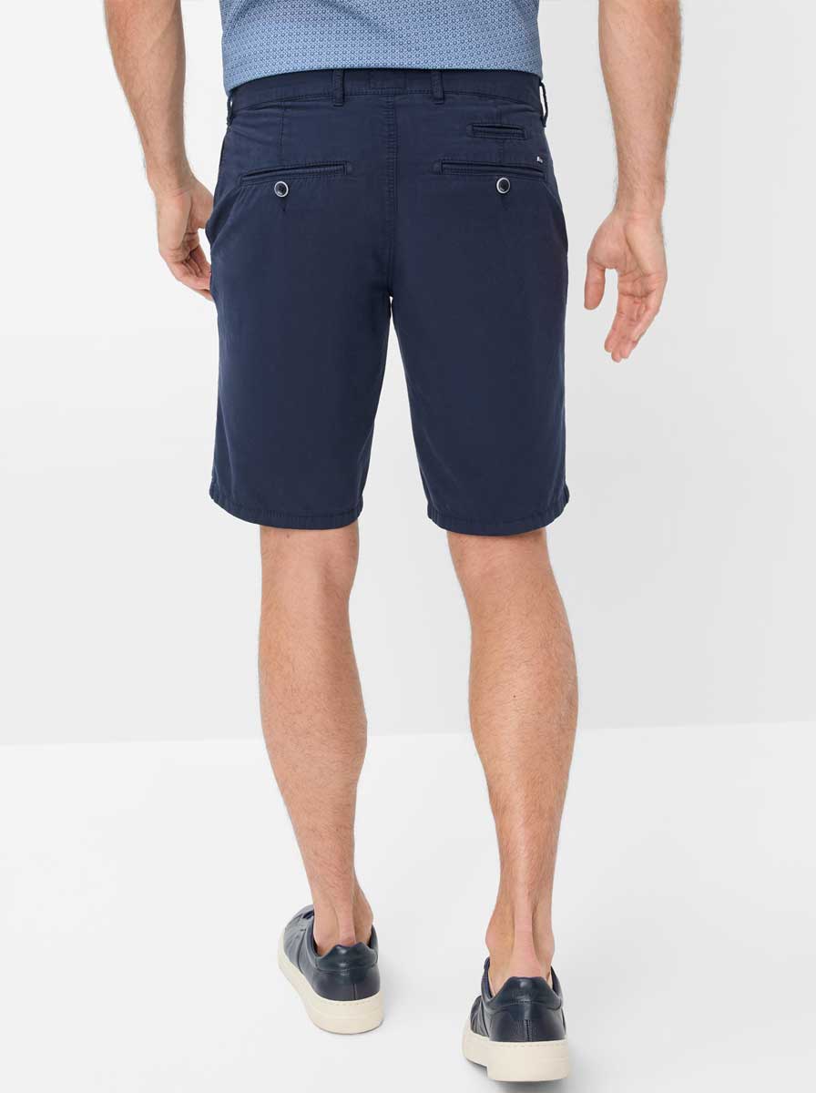 Brax Shorts Brax - Bari Navy Cotton Short