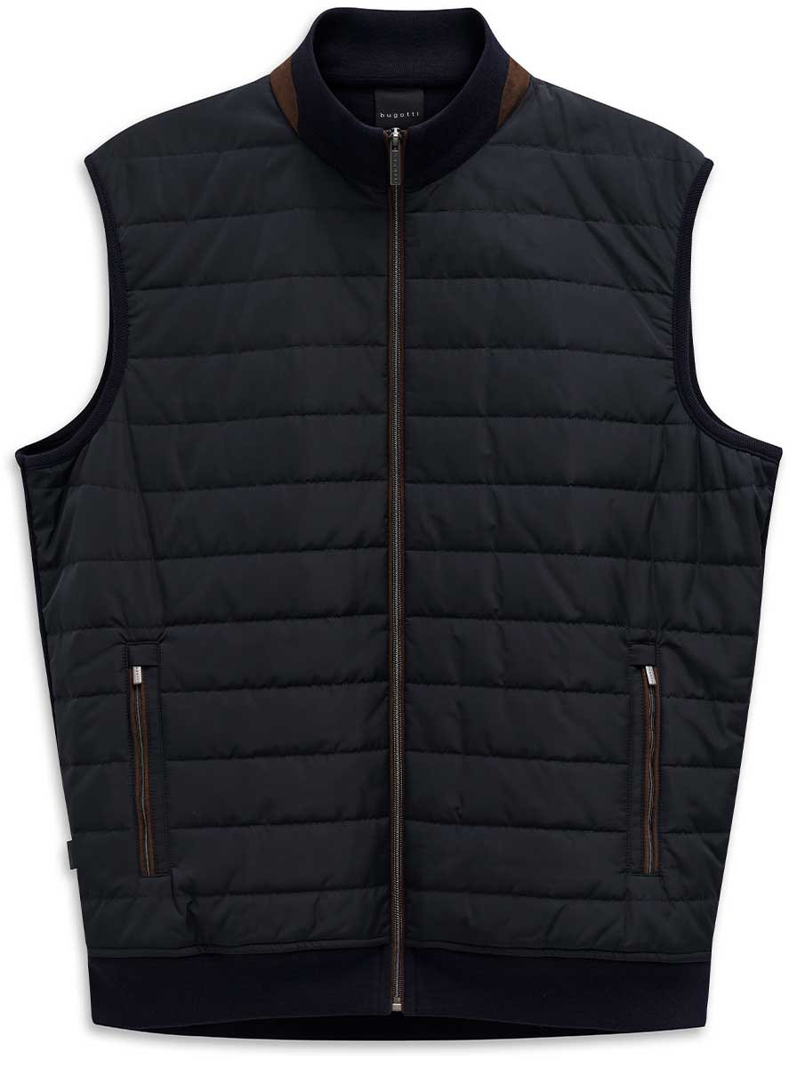 Bugatti Gilets Bugatti - Outerwear - Quilted Gilet w/ Alcantara Trim