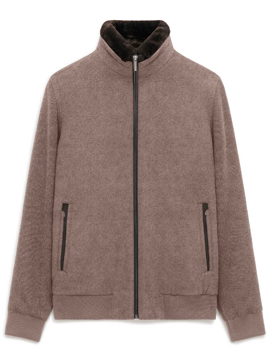 Bugatti Hybrid Bugatti - Melton Beige Hybrid Blouson