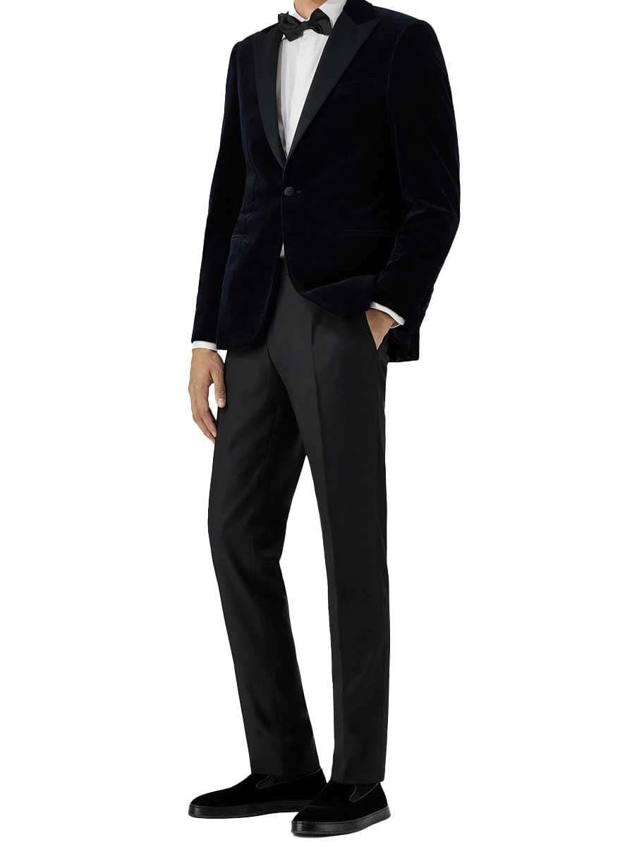 Canali Chinos/Trousers Canali - Black Wool Trousers