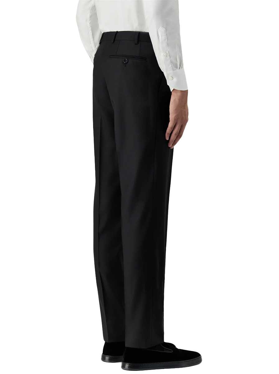 Canali Chinos/Trousers Canali - Black Wool Trousers