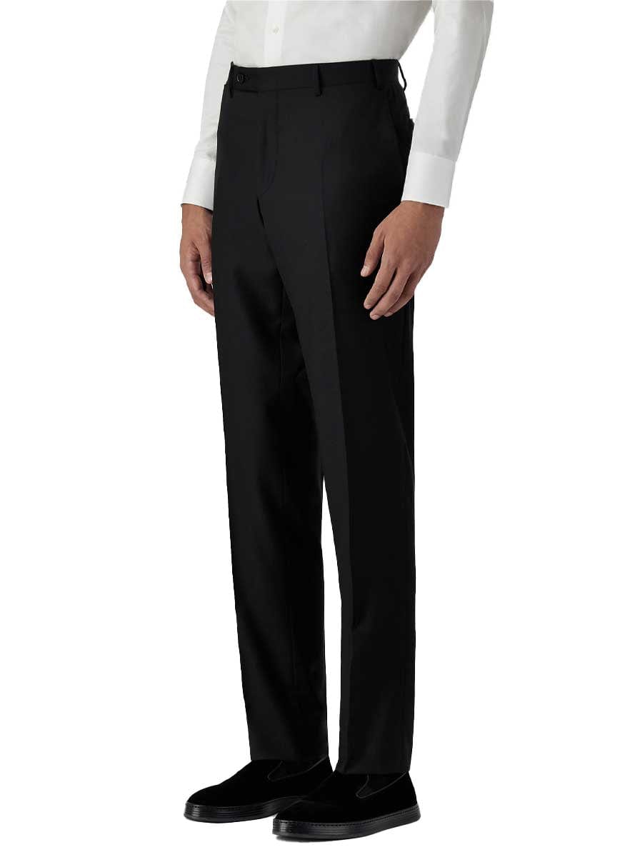 Canali Chinos/Trousers Canali - Black Wool Trousers