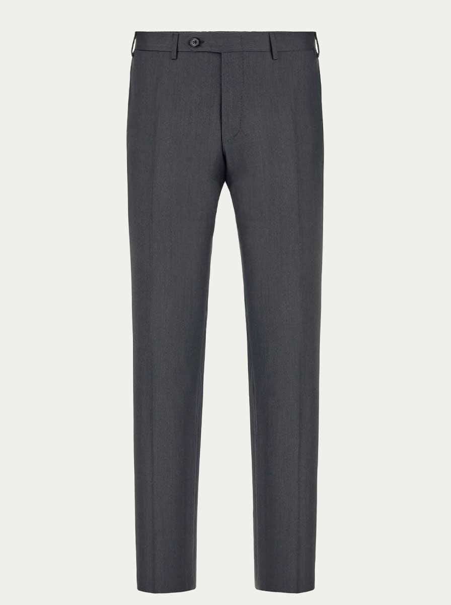 Canali Chinos/Trousers Canali - Summer Wool Grey Trousers