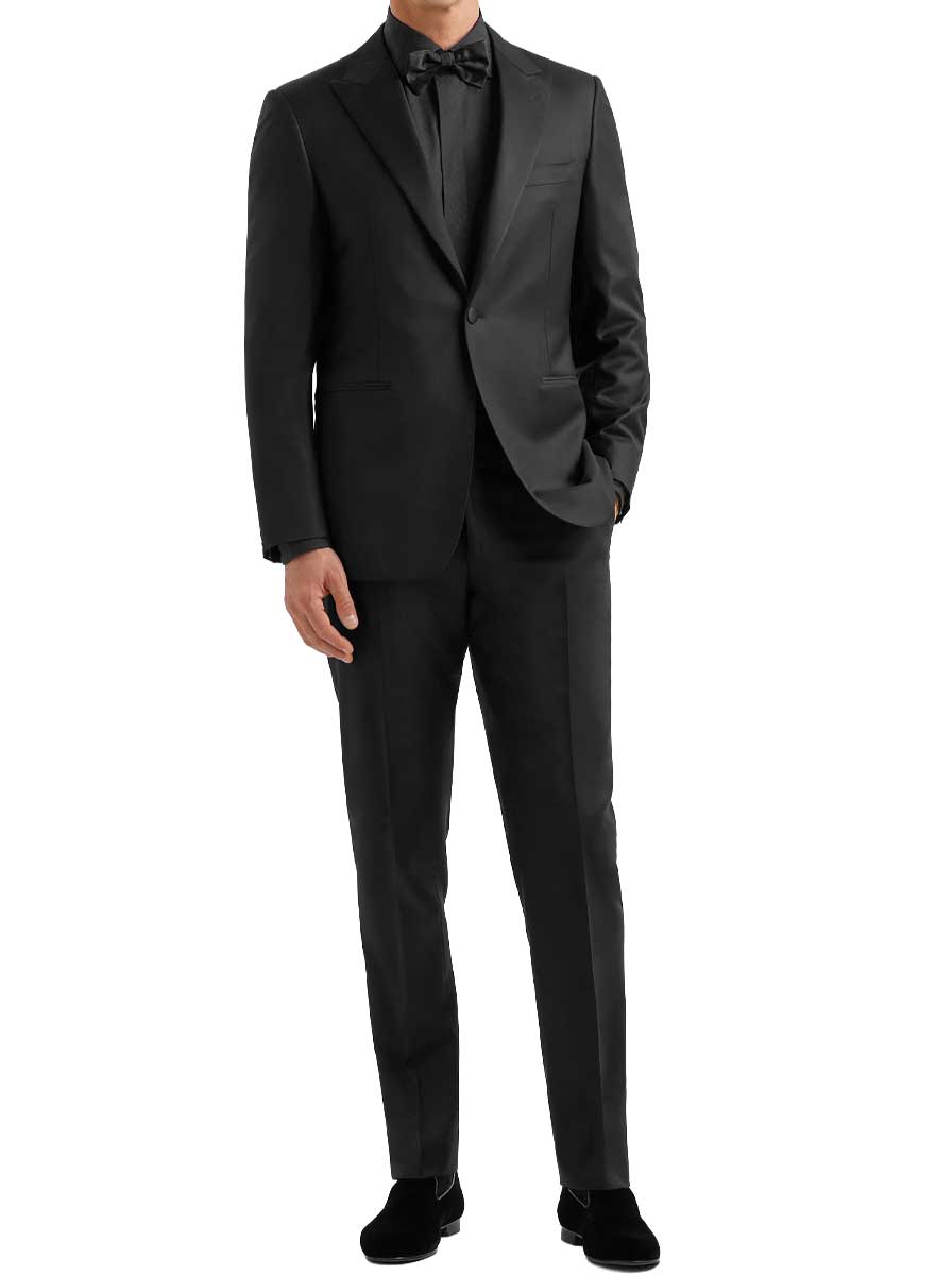 Canali Dress Suits Canali - Super 150s Black Tuxedo