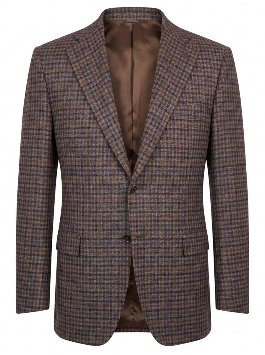 Canali Jacket/Blazer Canali - Blazer - Check Wool Biscuit