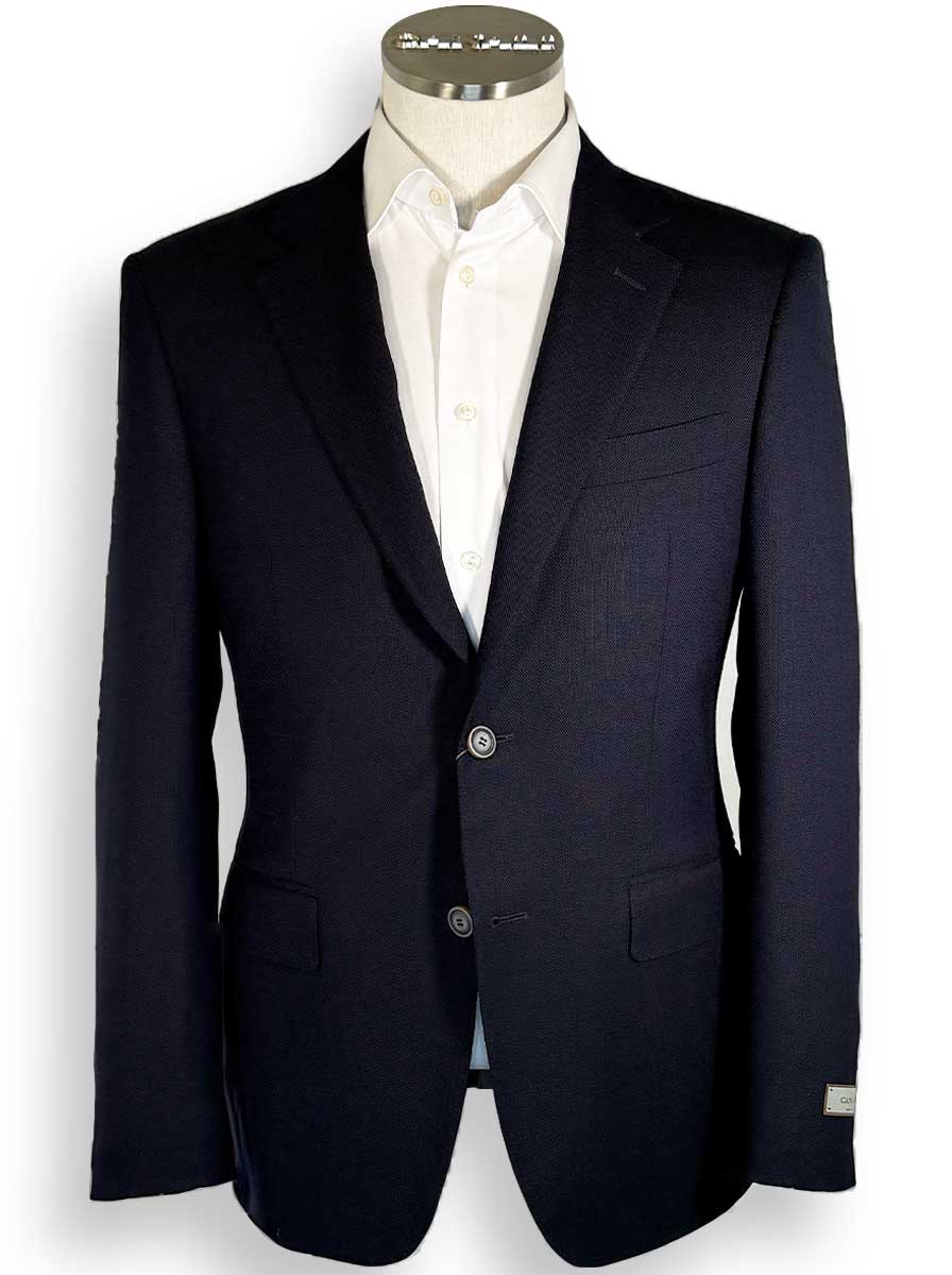 Canali Jacket/Blazer Canali - Blazer - Textured Wool Stretch Navy