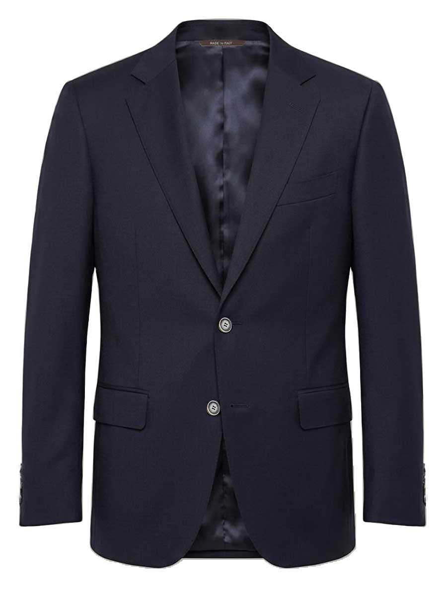 Canali Jacket/Blazer Canali - Blazer - Textured Wool Stretch Navy