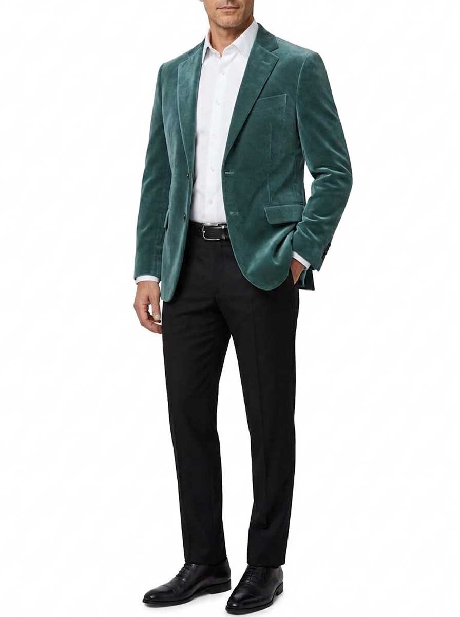 Canali Jacket/Blazer Canali - Velvet Teal Blazer