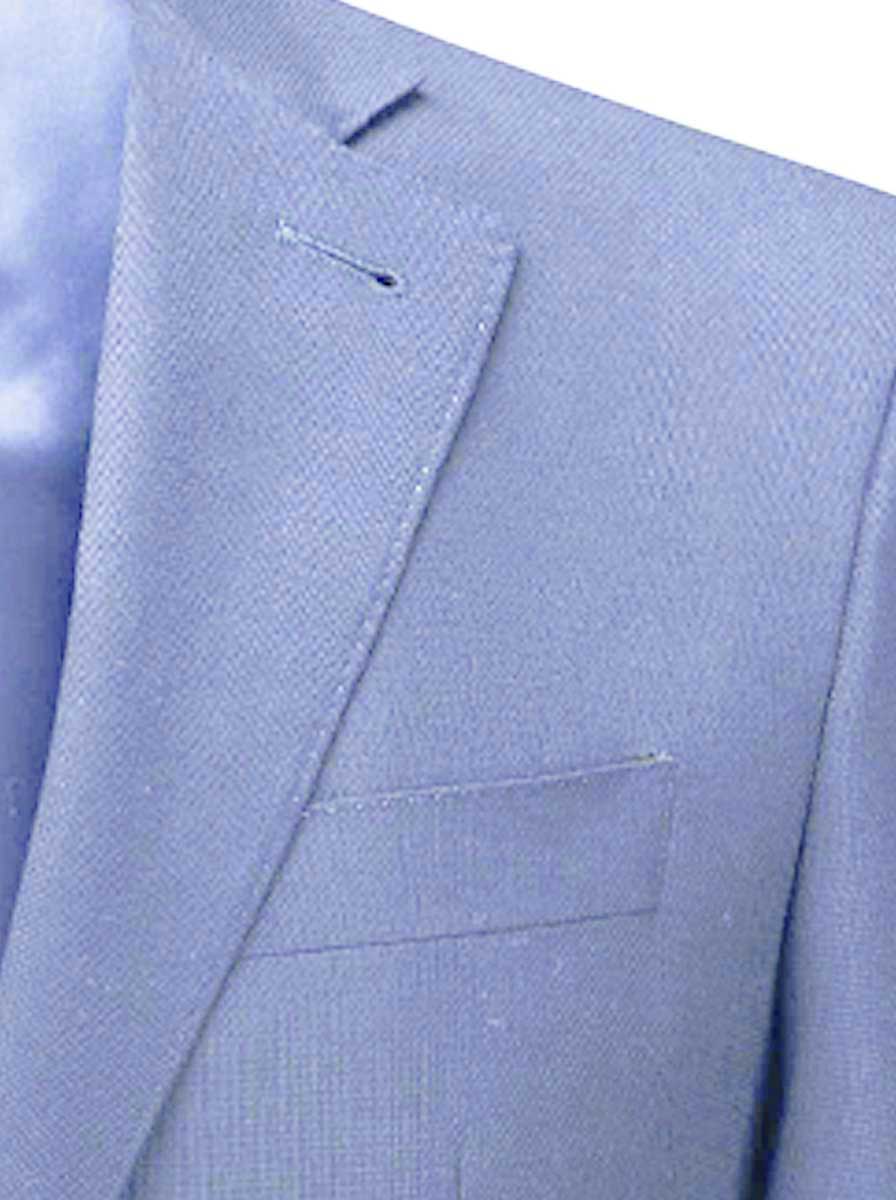 Canali Jacket/Blazer Canali - Wool Light Blue Travel Blazer