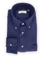Canali Shirts Canali - Navy Jersey Shirt