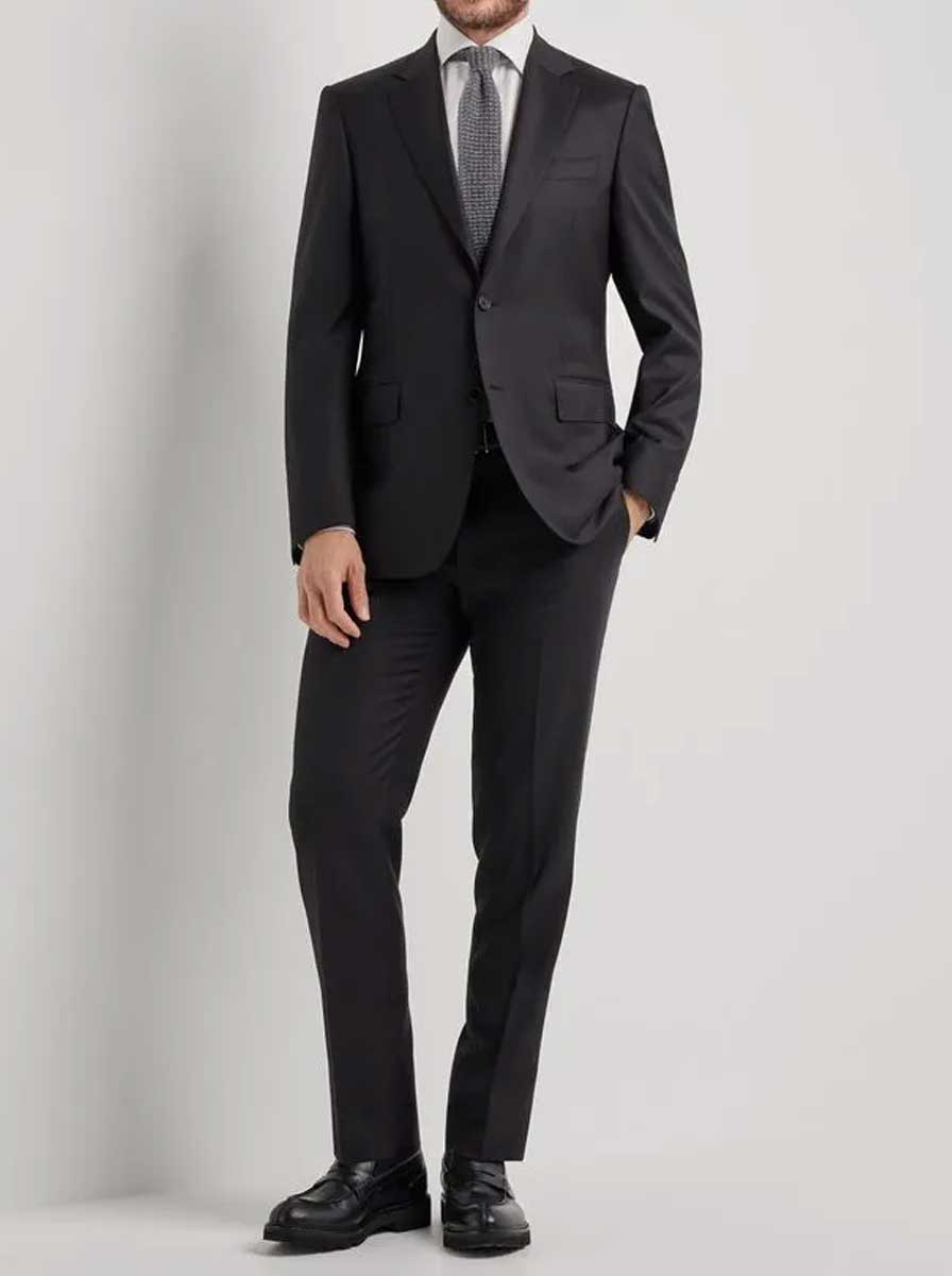Canali Suits Canali - 2 Button Black Wool Suit