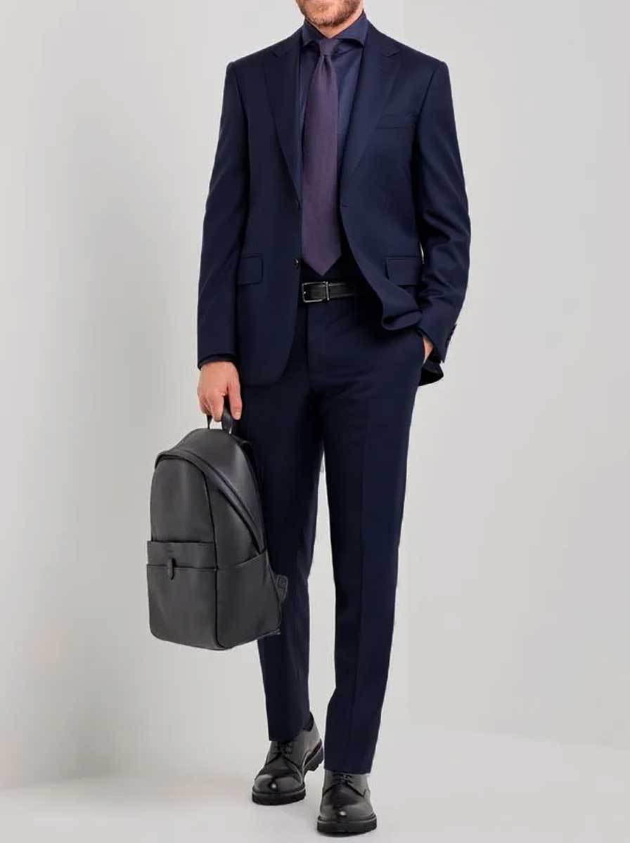 Canali Suits Canali - 2 Button French Navy Wool Suit