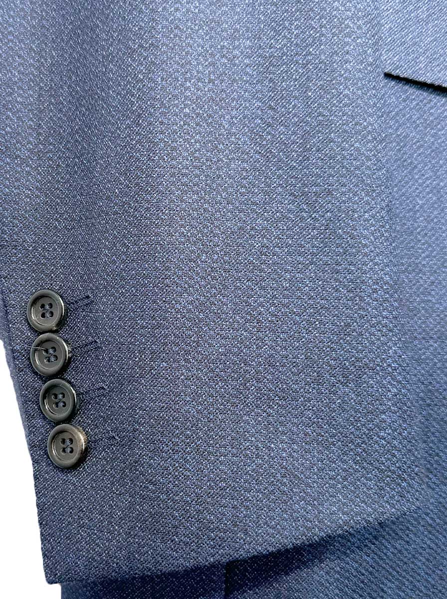 Canali Suits Canali - Blue Textured Suit