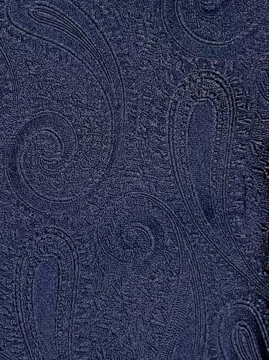 Canali Ties Canali Paisley Woven Navy Tie
