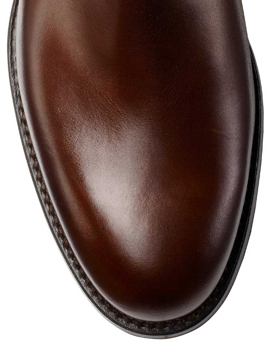 Crockett & Jones Shoes & Boots Crockett & Jones - Chelsea 5 Dark Brown Wax Calf