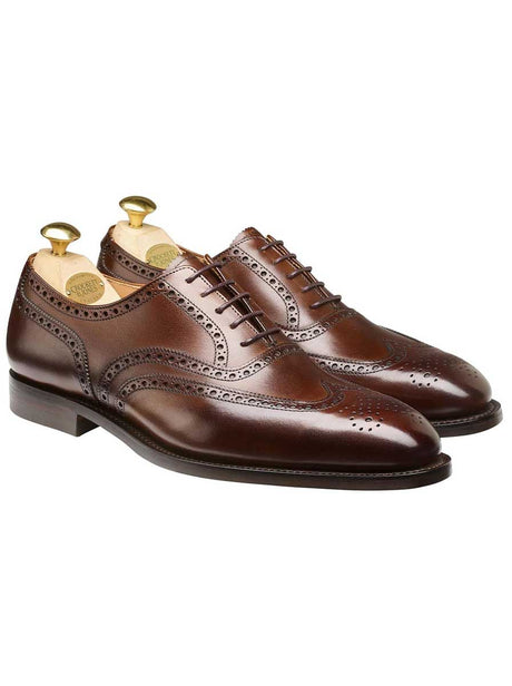 Crockett & Jones Shoes & Boots Crockett & Jones - Westgate 2 Dark Brown Burnished Calf Shoe