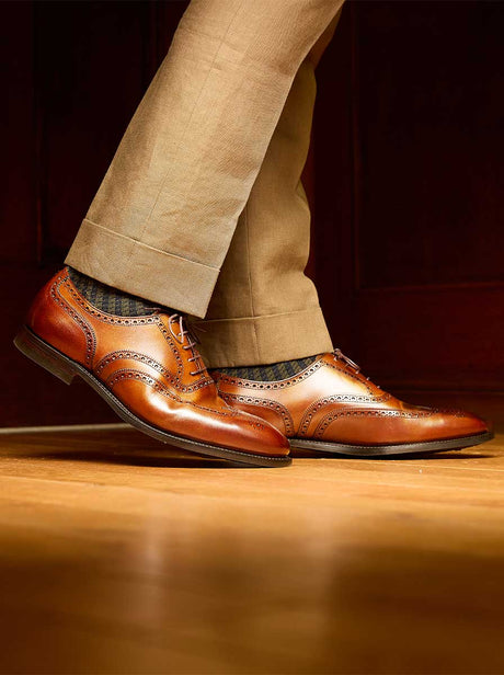 Crockett & Jones Shoes & Boots Crockett & Jones - Westgate 2 Tan Burnished Calf Shoe