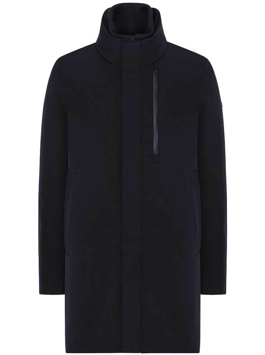 Duno Coats Duno - Blake Technical 2-Layer Bi-Stretch Navy Coat