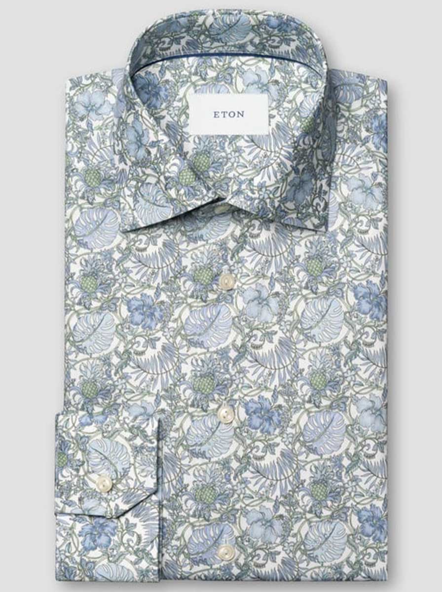 Eton Shirts Eton - Floral Signture Twill Shirt