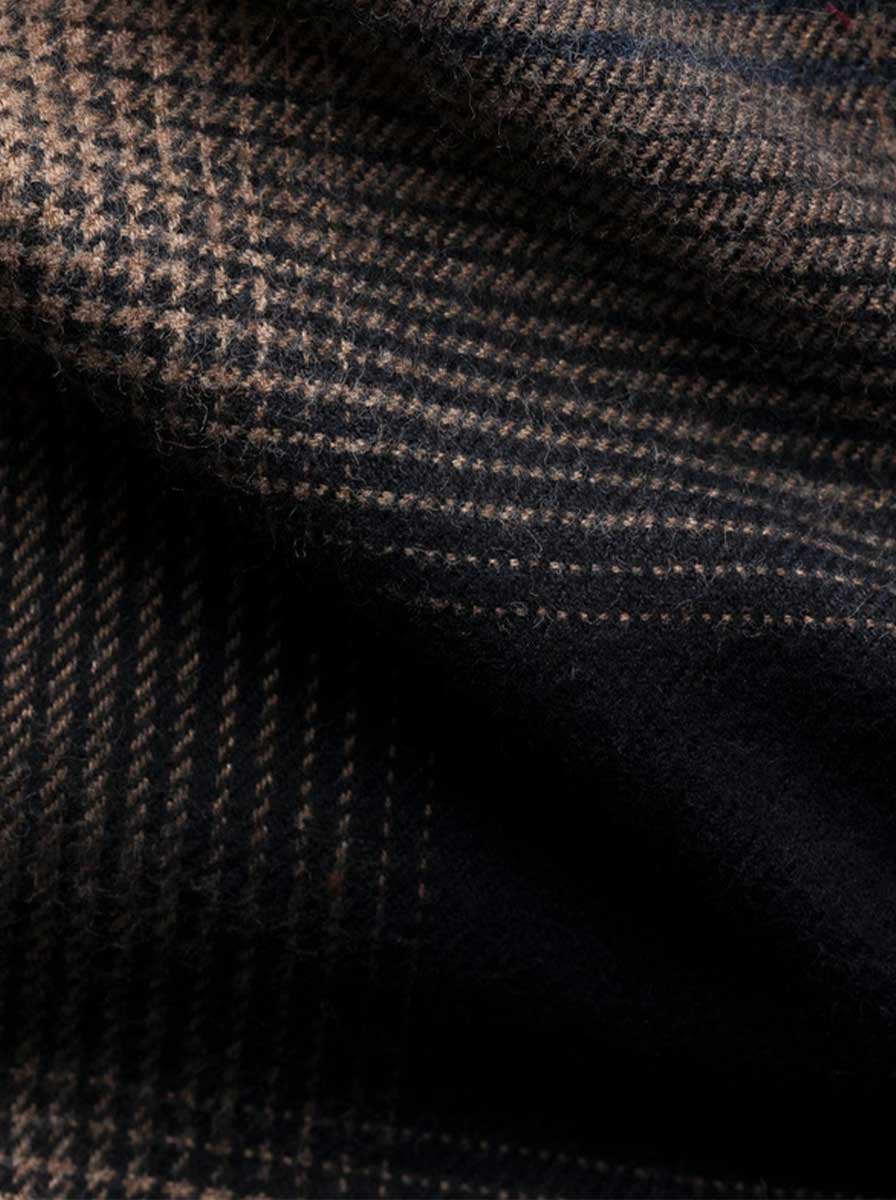 Eton Shirts Eton - Flannel Brown Plaid Shirt